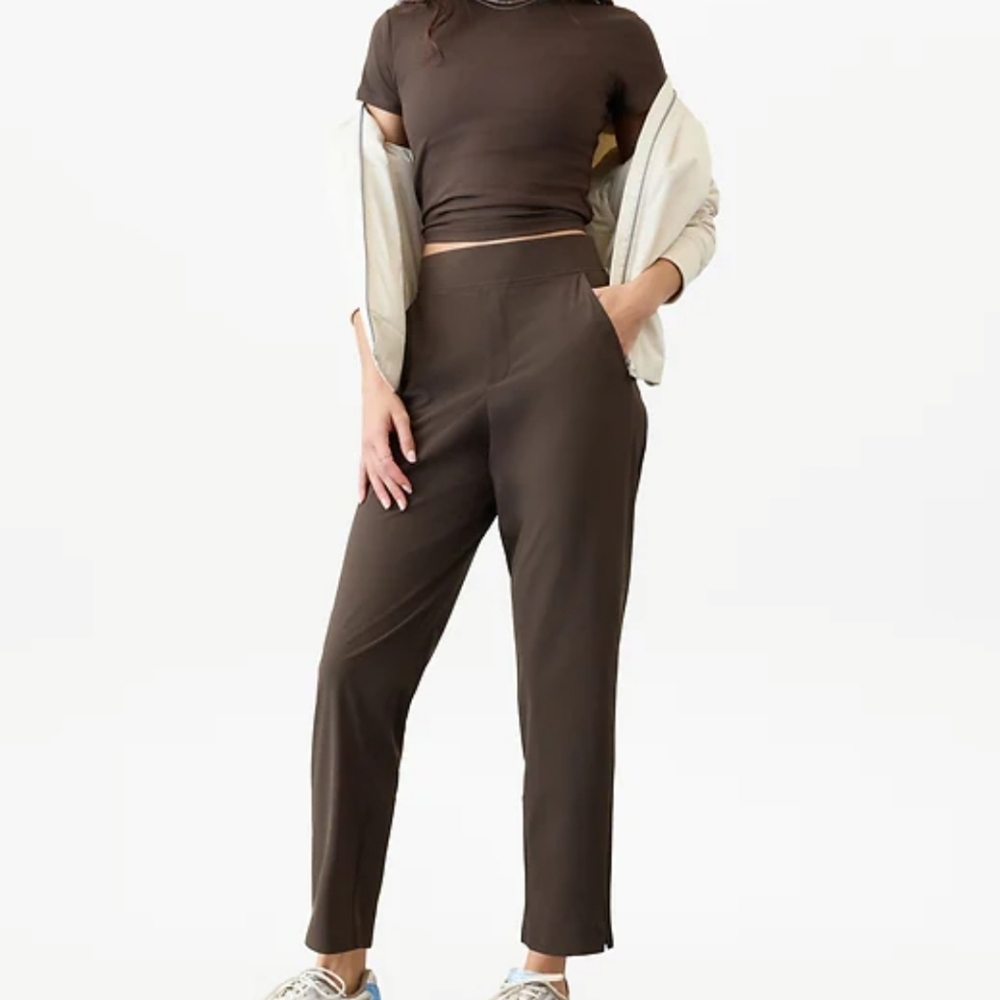 Athleta Brown Ankle Pants